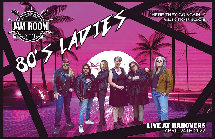 80's Ladies Poster - Heather Webb's Jam Room